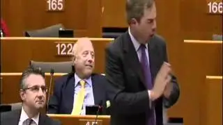 Nigel Farage-EU leaders 'CONTEST OF STUPIDITY'