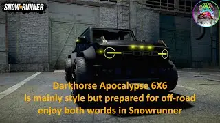 Darkhorse Apocalypse 6X6 is here and ready to rock your world