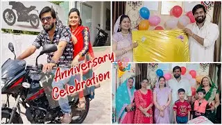 My First Marriage Anniversary Celebration & Surprise Gift 🎁/By Neelu Sudheer Vlogs