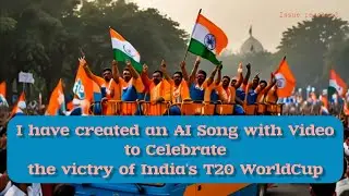 Created AI Song & AI Video to celebrate the T20 World Cup Victory #india #cricket #t20worldcup #win
