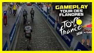 TOUR DE FRANCE 2026 - TOUR OF FLANDERS GAMEPLAY EN