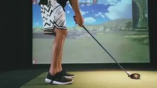 Steph Curry Plays with Full Swing Golf Simulator at Home