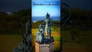 Krishna and Arjuna Statue in Indonesia (Bali) 🇮🇩 