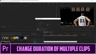 How to Change Duration of Multiple Clips and Avoid Gaps in Adobe Premiere Pro 2020