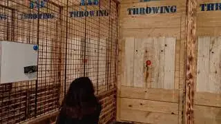 Axe Throwing With the Don't Comply crew.