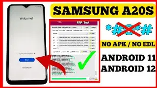 Samsung Galaxy A20s Frp Bypass Android 11 | Samsung A207F Google Account Bypass | *#0*# Not Work fix