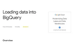 Loading data into BigQuery | Qwiklabs | Data Engineer Learning path