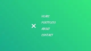 Responsive & Animated  Menu with JS and CSS3