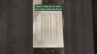 How to convert picture to excel 