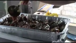 Gourmet chef cooking at top speed for race teams!