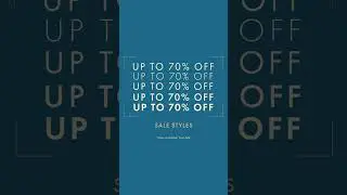 Up to 70% OFF