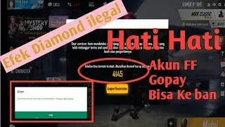 Terbaru.. 2023 !!! HATI-HATI... Ini dia Efek Topup diamond ilegal #viralshort #diamond