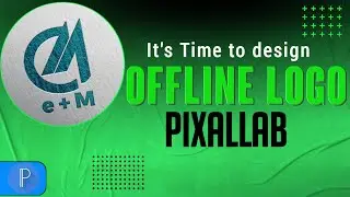 e M Logo Design pixalLab | e + M logo Design tutorial