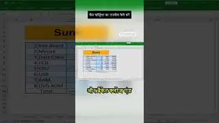 sum फॉर्मूला का उपयोग कैसे करें #sum