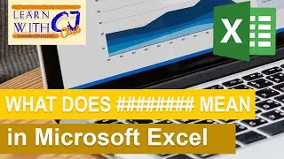 What does the Error ##### mean in a cell in Microsoft Excel?
