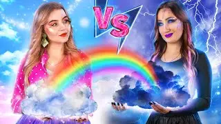 Storm Girl vs Rainbow Girl!