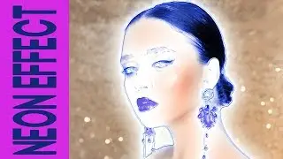 PHOTOSHOP | Neon Effect on a Girl Face