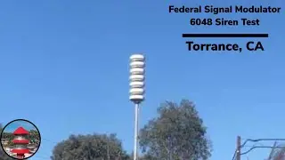 Torrance refining company siren test, modulator 6048. 1/2/19