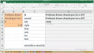 Excel String Manipulation
