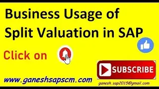 Real-Time Business usage of Split Valuation process in SAP 