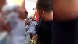 Baby is rescued after being abandoned in graveyard between two TOMBSTONES