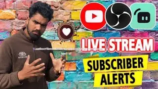 Subscriber Alert YouTube Live Stream Tutorial | Subscriber Alert Obs Studio Full Setup
