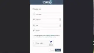 Кайрос Kairos Technologis 5  Регистрация Registration