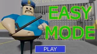 Roblox Barry’s Prison Run Story Obby EASY MODE - Walkthrough and Boss Battle 