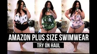 AMAZON PLUS SIZE SWIMSUIT TRY ON HAUL | Sometimes Glam