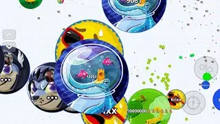 TAKING DOWN GIANTS 🦖 (AGAR.IO MOBILE)