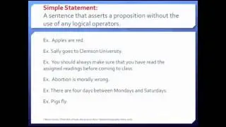Arguments, Premises, Conclusions