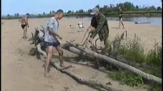 Сплав по р. Чулым.  2002 г.