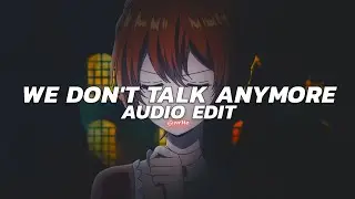we don't talk anymore (instrumental) - charlie puth ft. selena gomez [edit audio]