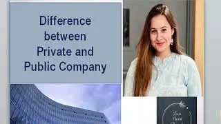 Difference between Private and Public company