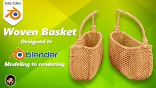 How to Design a Woven Basket in Blender | English with Subtitles elevenlabs.io  