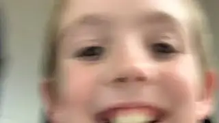 AJ at school with friends