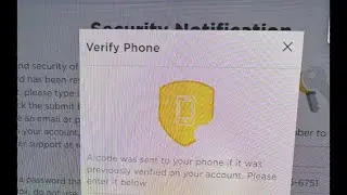 I defeat Roblox security notification.