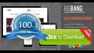 Download Bigbang   Responsive WordPress Template