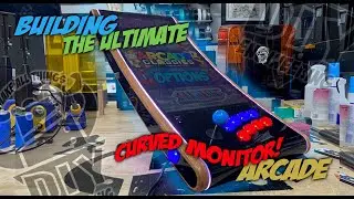 Making A Ultimate Curved Monitor Arcade System!