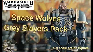 Warhammer the Horus Heresy Space Wolves Grey Slayer Pack 1:18 scale action figures by Joytoy