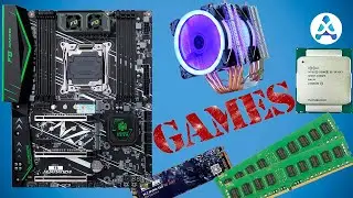 Бюджетный ПК для учебы и игра на HUANANZHI X99 F8, Intel E5 2678, 32Гб DDR4