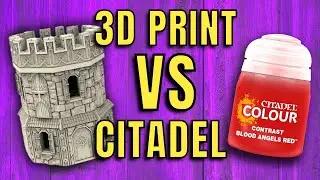 Is Painting 3D Printed Scenery with Citadel Contrast Paints a Waste of Money?
