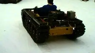 2/5 Scale Sherman M4A3E8 Tank Test Drive Part 3