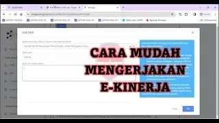 Tutorial Pengisian E-Kinerja 2023 - Guru SD Negeri 01 Bonti