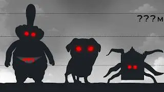 The TRUE SIZE of Dark Pals: 1st Floor | Size Comparison
