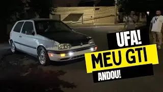 FINALMENTE MEU GOLF MK3 ANDOU!🙏🏻| Primeira volta do meu GTi depois do fogo🔥
