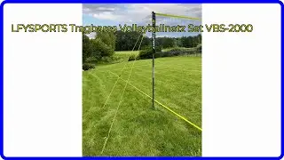 BEWERTUNG (2024): LFYSPORTS Tragbares Volleyballnetz Set VBS-2000. WESENTLICHE Einzelheiten