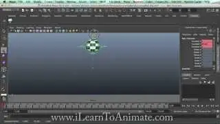 Bouncing Ball Animation Tutorial with Maya 2/8 - Key framing and Animation settings