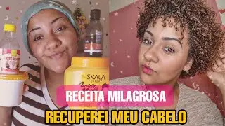 COMO RECUPERAR CABELO CACHEADO RESSECADO 🔥