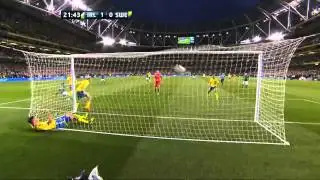 Rep. of Ireland 1-2 Sweden HD Full game highlights & goals ||UEFA EC Qualifiers 9.06.2013||